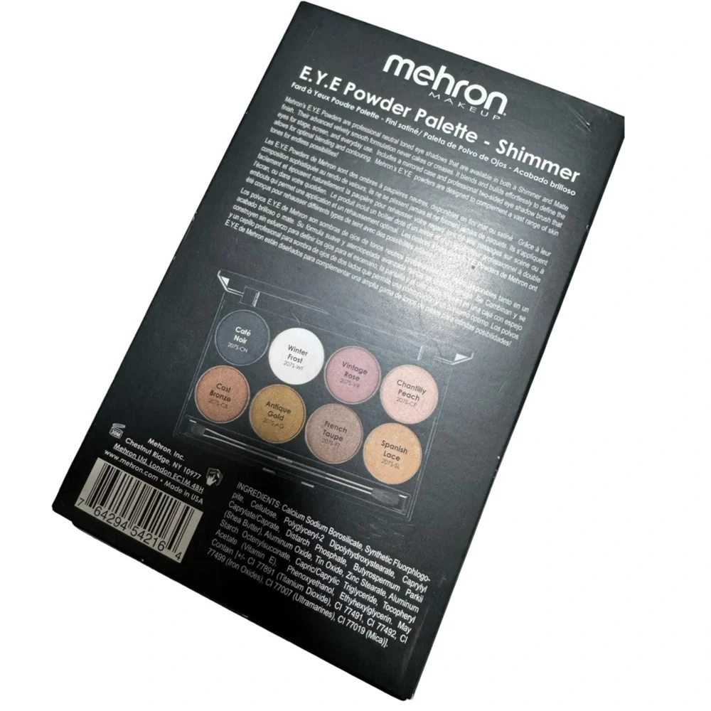 Mehron E.Y.E. Powder Shimmer Eyeshadow Palette